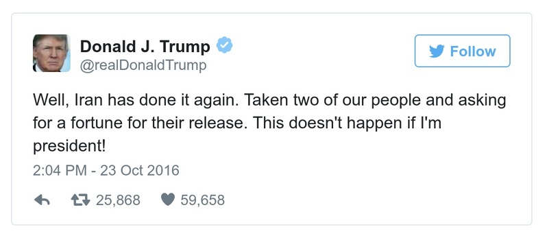 Post preview from Donald Trump