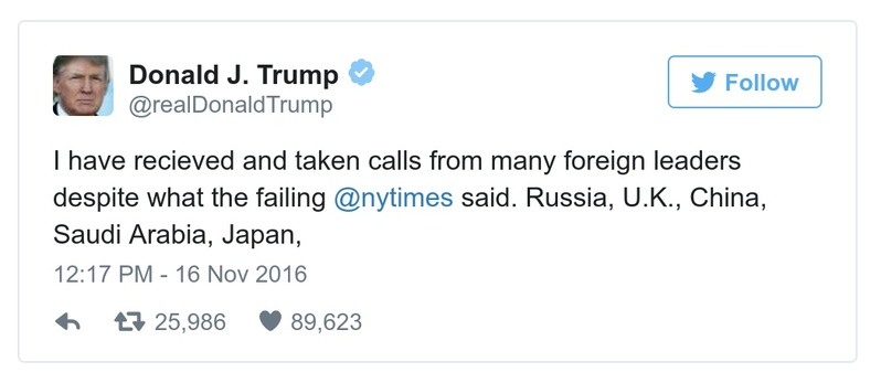 Post preview from Donald Trump