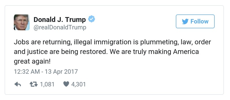 Post preview from Donald Trump