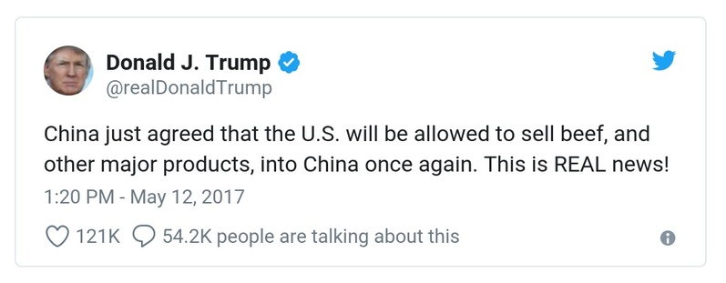 Post preview from Donald Trump