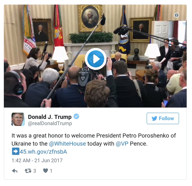 Post preview from Donald Trump