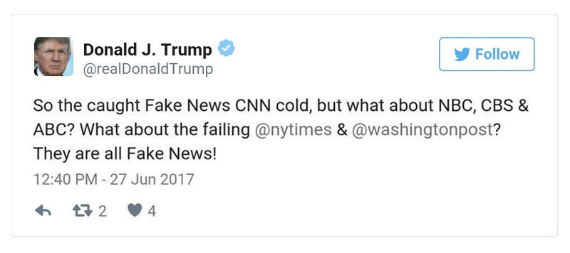 Post preview from Donald Trump