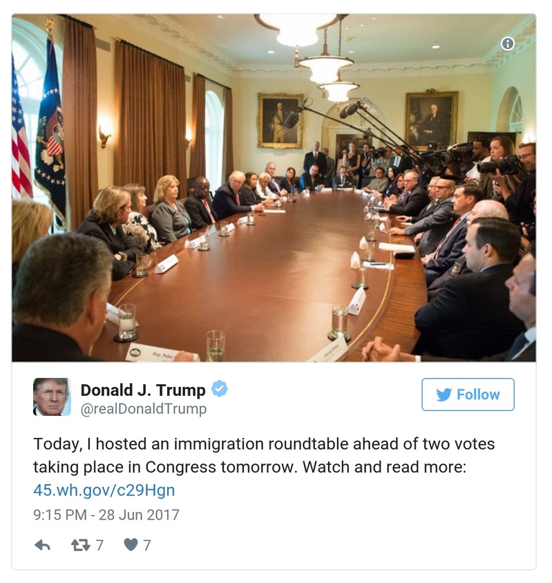 Post preview from Donald Trump