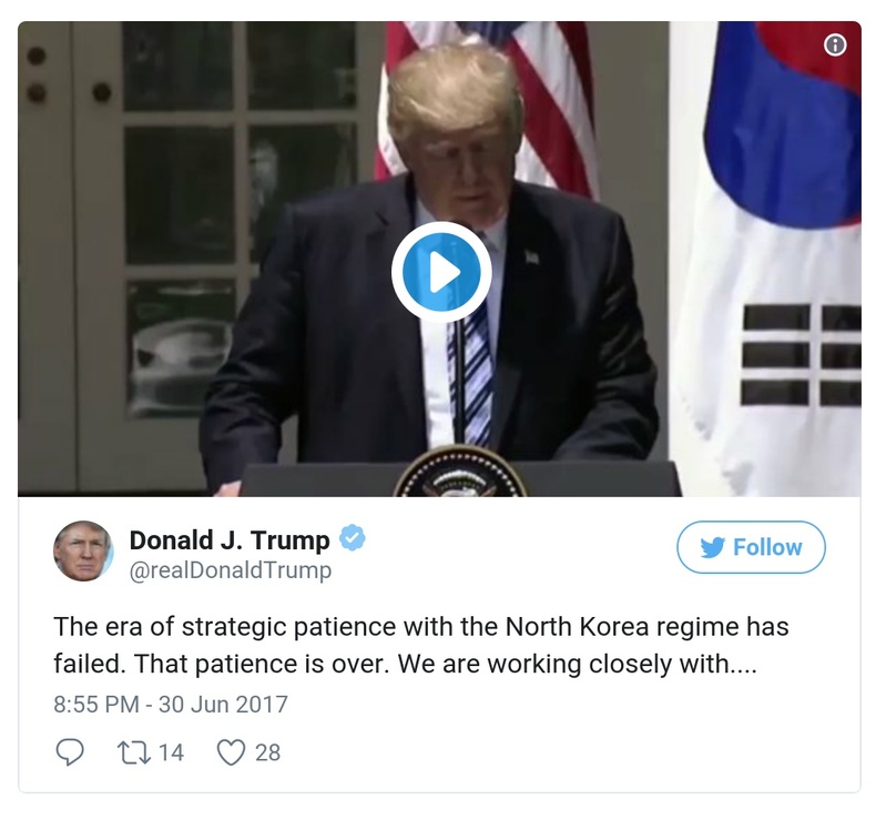 Post preview from Donald Trump