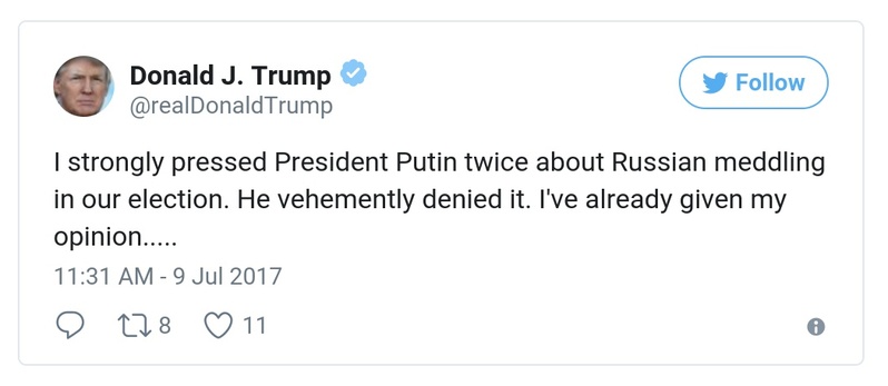 Post preview from Donald Trump