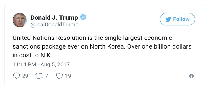 Post preview from Donald Trump