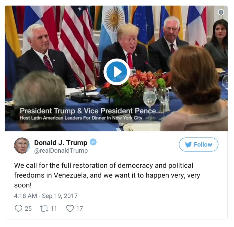 Post preview from Donald Trump