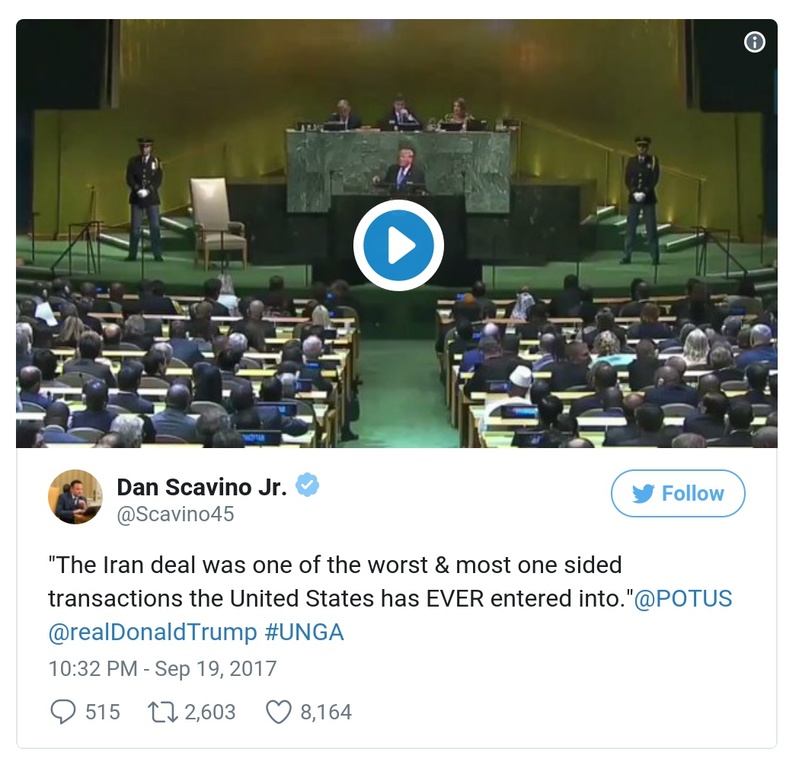 Post preview from Donald Trump