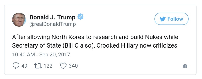 Post preview from Donald Trump