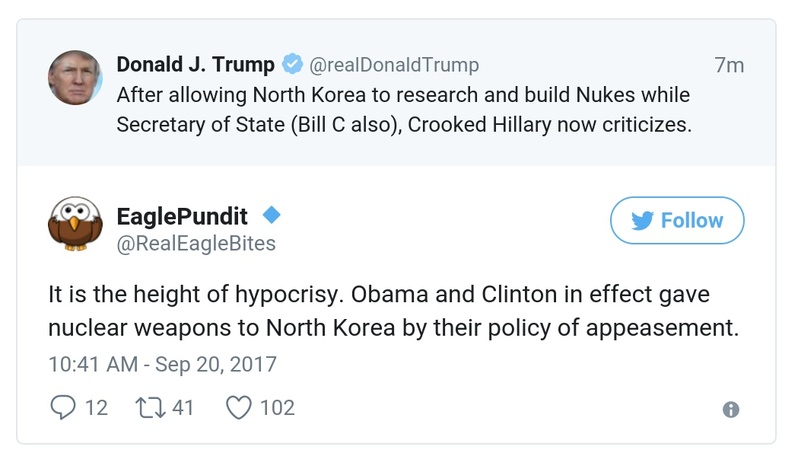 Post preview from Donald Trump