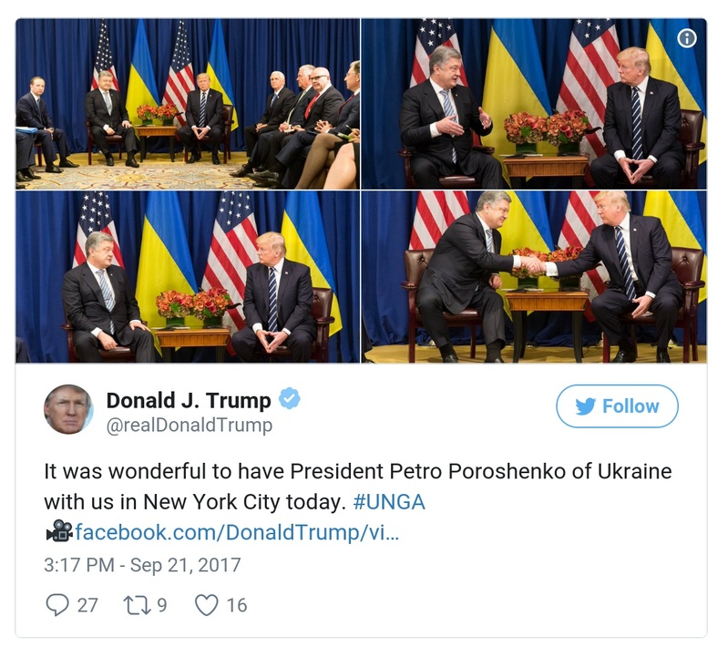 Post preview from Donald Trump