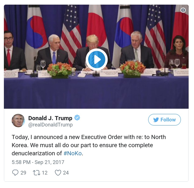 Post preview from Donald Trump