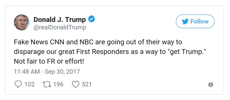 Post preview from Donald Trump