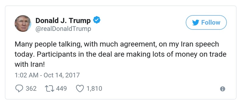 Post preview from Donald Trump