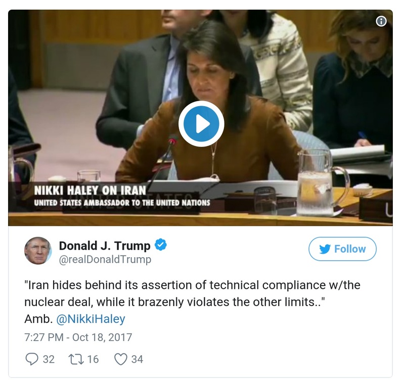 Post preview from Donald Trump