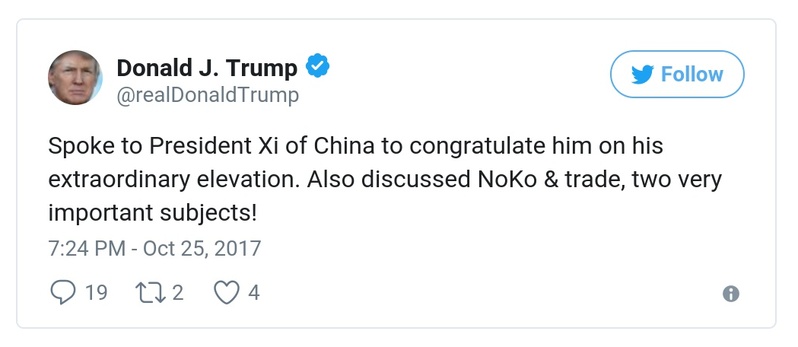 Post preview from Donald Trump