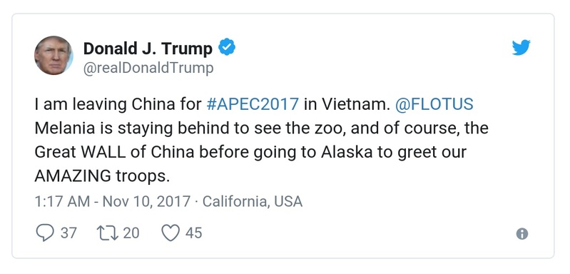 Post preview from Donald Trump