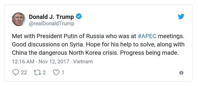 Post preview from Donald Trump