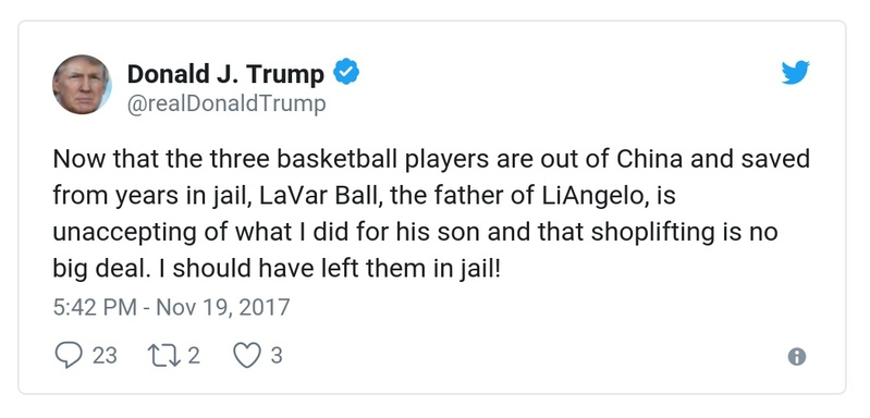 Post preview from Donald Trump