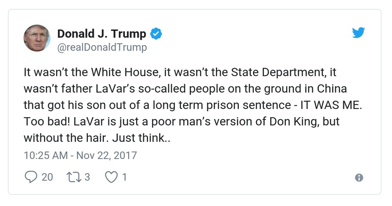 Post preview from Donald Trump