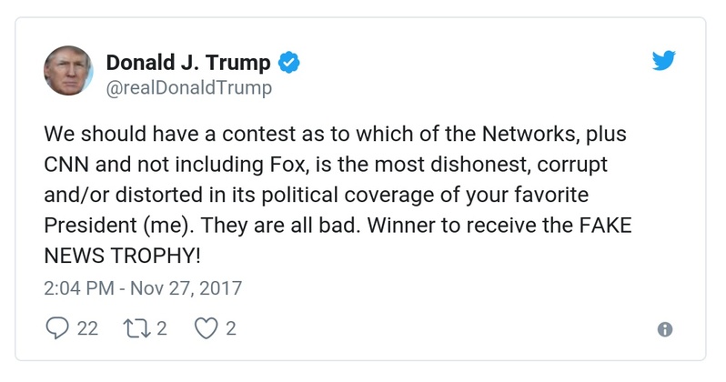 Post preview from Donald Trump