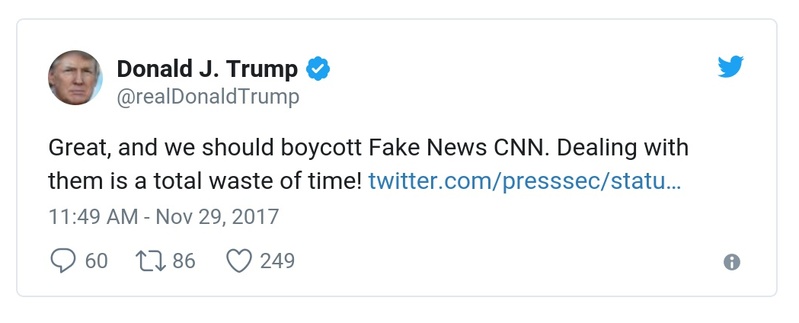 Post preview from Donald Trump