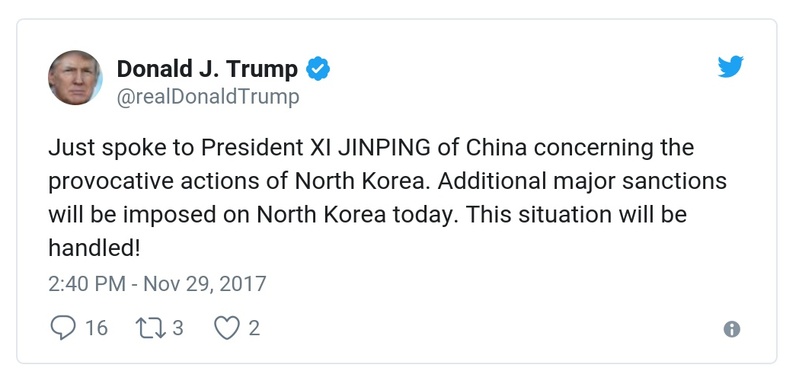 Post preview from Donald Trump