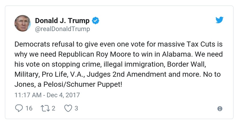 Post preview from Donald Trump