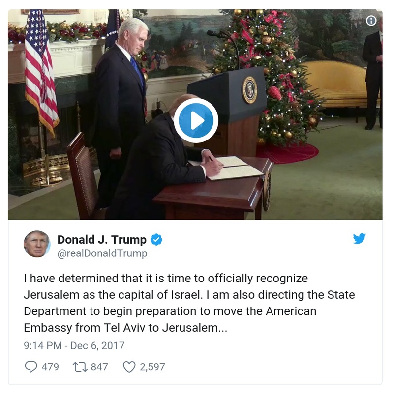 Post preview from Donald Trump