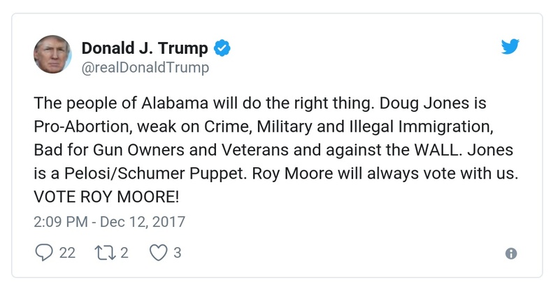 Post preview from Donald Trump