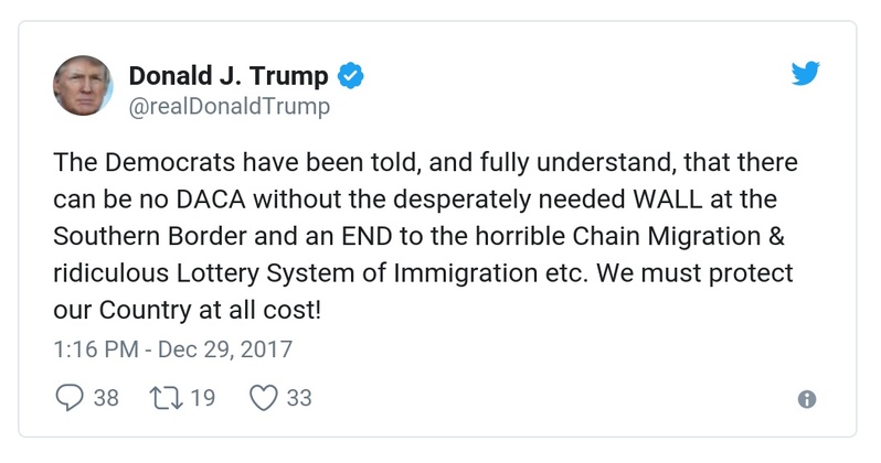 Post preview from Donald Trump