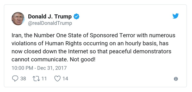 Post preview from Donald Trump