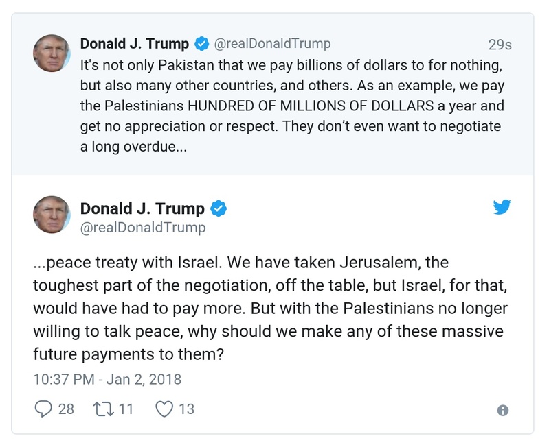 Post preview from Donald Trump