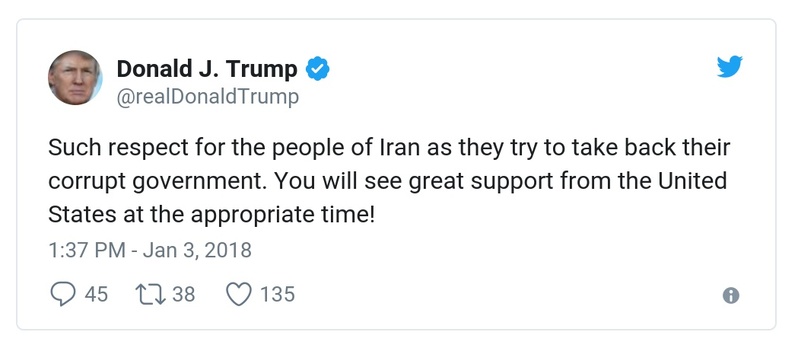 Post preview from Donald Trump