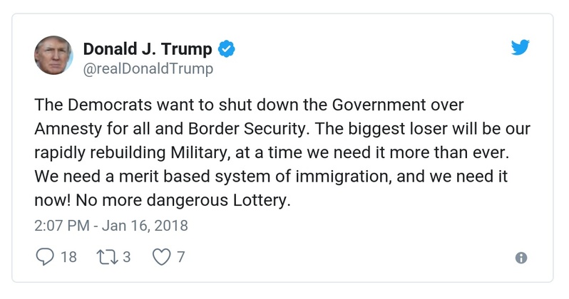 Post preview from Donald Trump