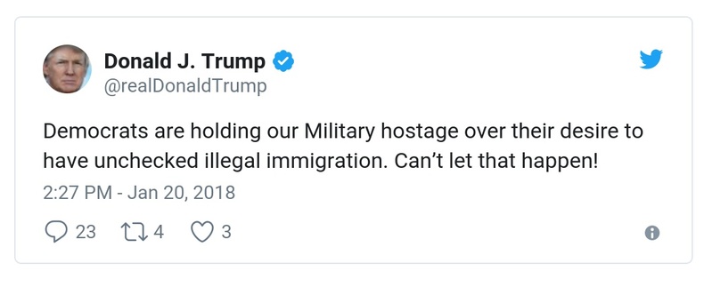 Post preview from Donald Trump