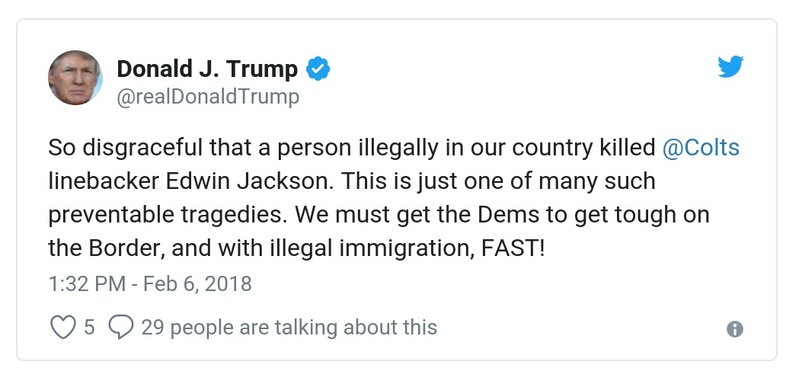 Post preview from Donald Trump