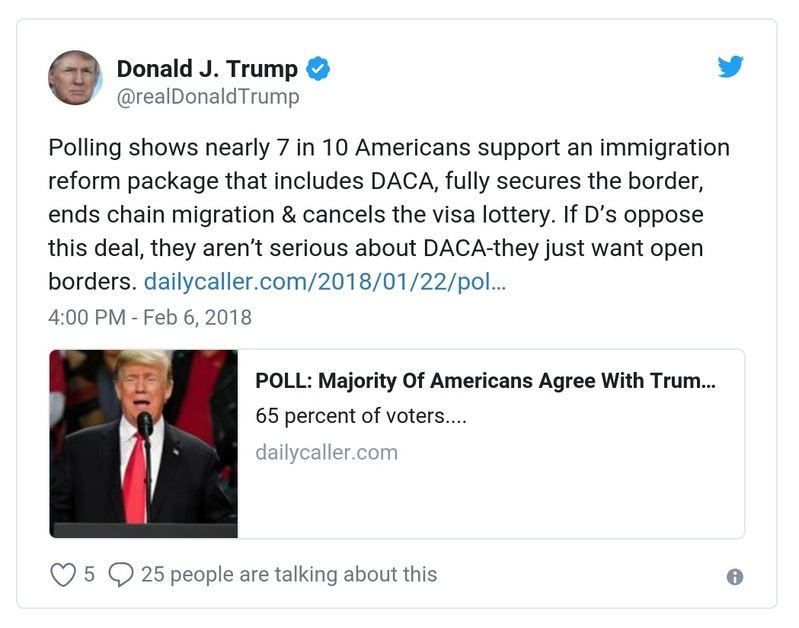 Post preview from Donald Trump