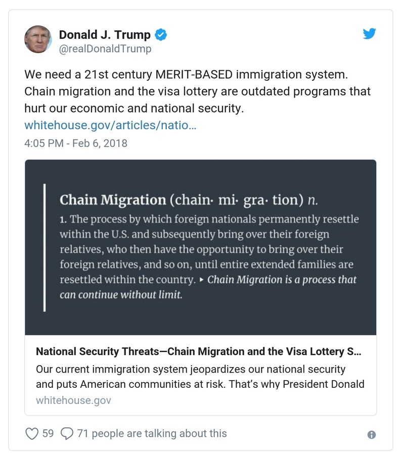 Post preview from Donald Trump