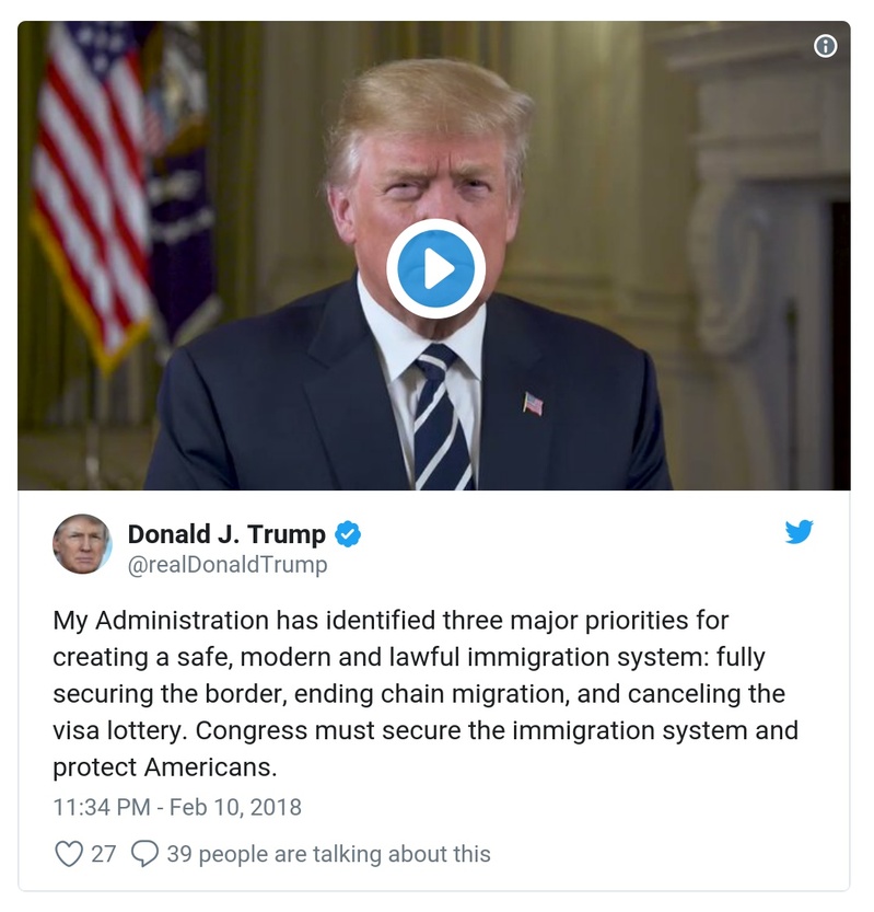 Post preview from Donald Trump