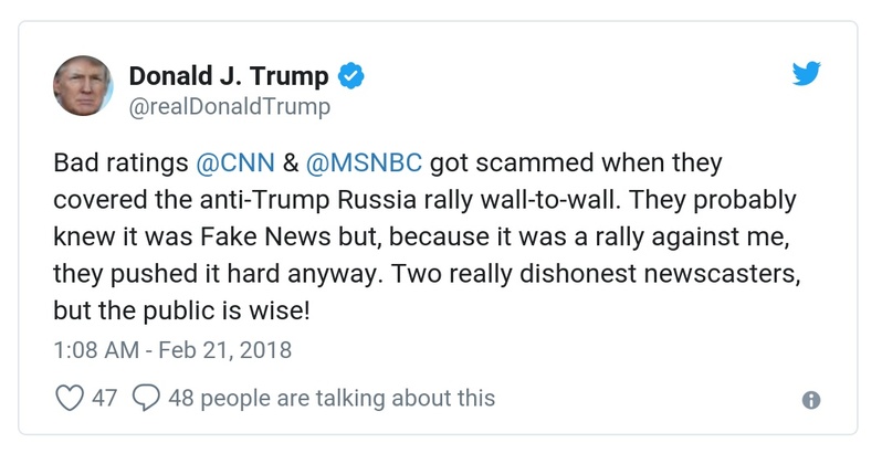 Post preview from Donald Trump