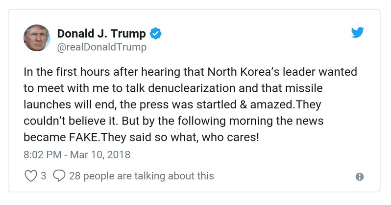 Post preview from Donald Trump