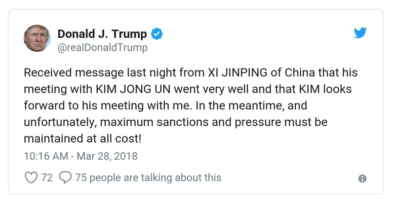 Post preview from Donald Trump