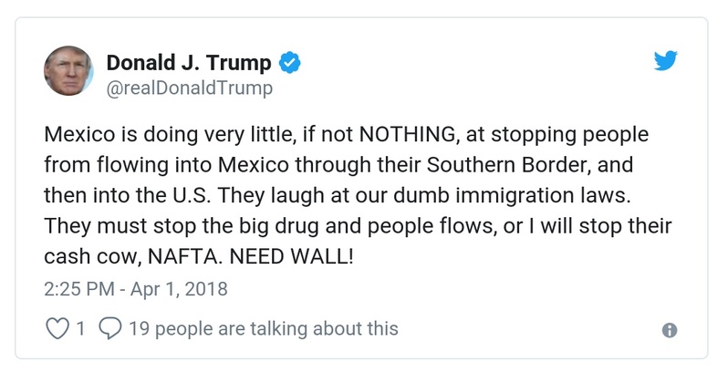 Post preview from Donald Trump