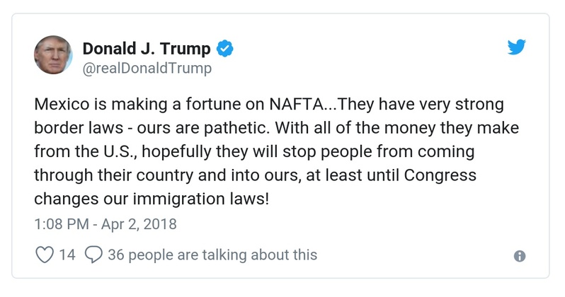 Post preview from Donald Trump