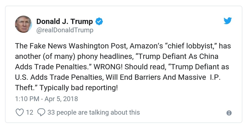 Post preview from Donald Trump