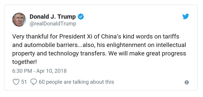 Post preview from Donald Trump