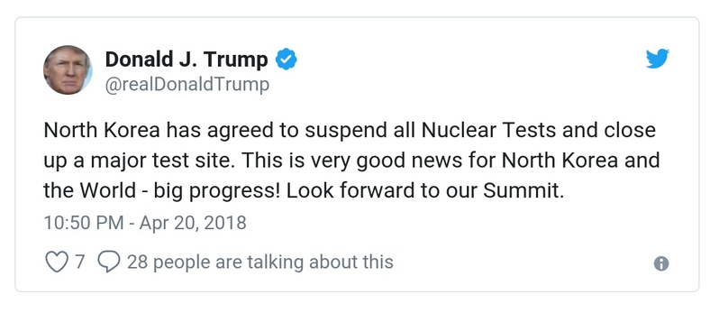 Post preview from Donald Trump