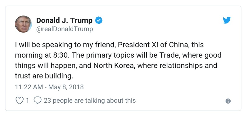 Post preview from Donald Trump