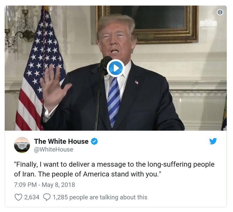 Post preview from Donald Trump